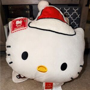 Hello Kitty Santa Plush Pillow Set- 
CLEARANCE
